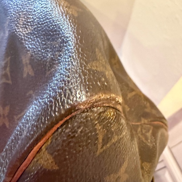 Louis Vuitton Vintage Monogram Speedy 30 Bag - Brown/Tan - Picture 10 of 12